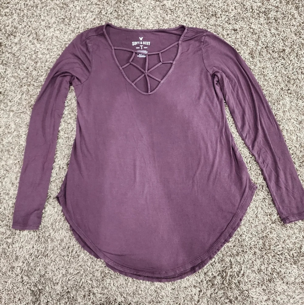 American Eagle Soft&S long sleeve top size S